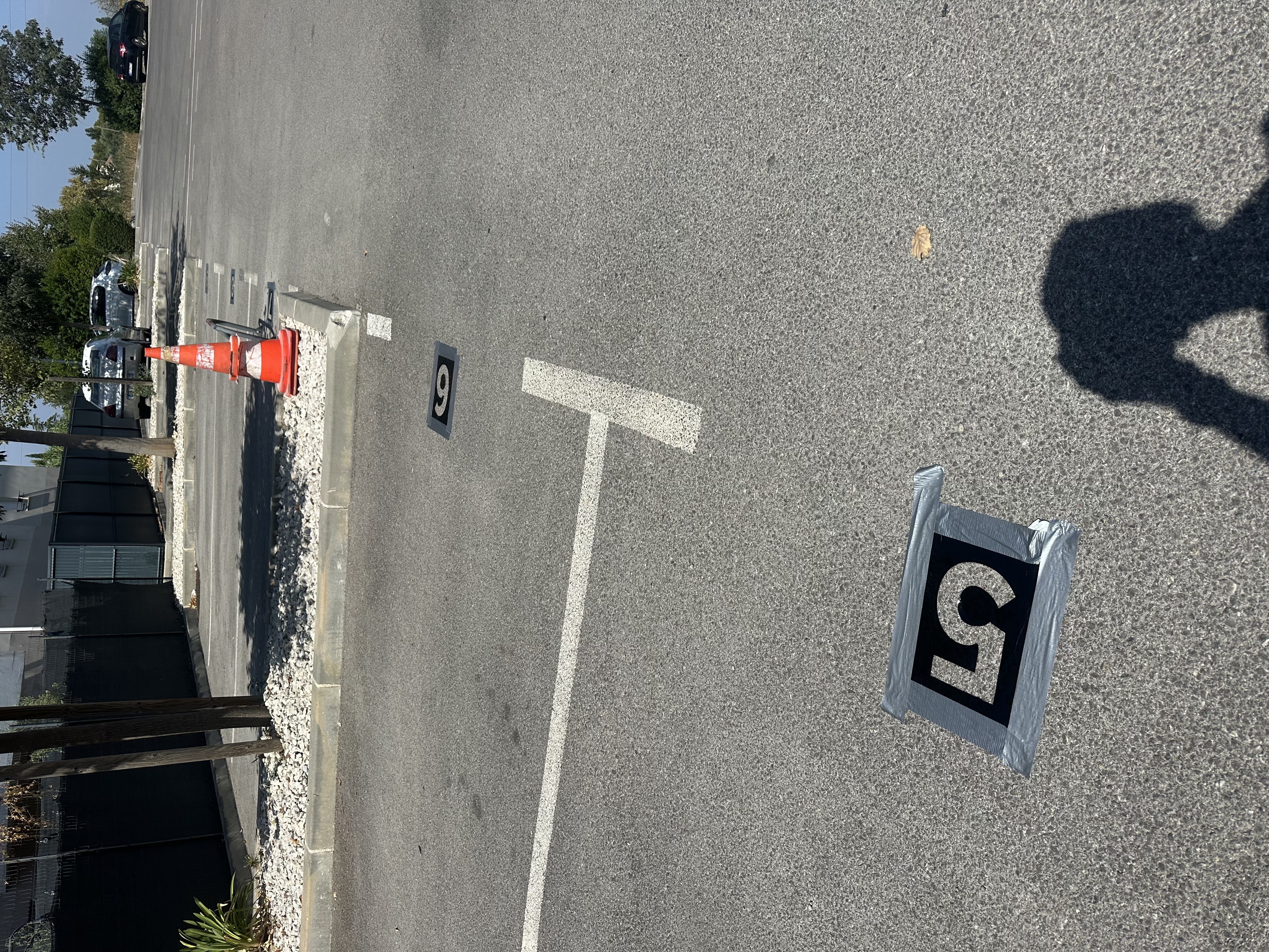Numérotation  parking résidentiel avant